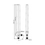 DeLOCK Antena WLAN 88991 con conector RP-SMA, 9 dBi, negra