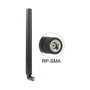 DeLOCK Antena WLAN 88991 con conector RP-SMA, 9 dBi, negra