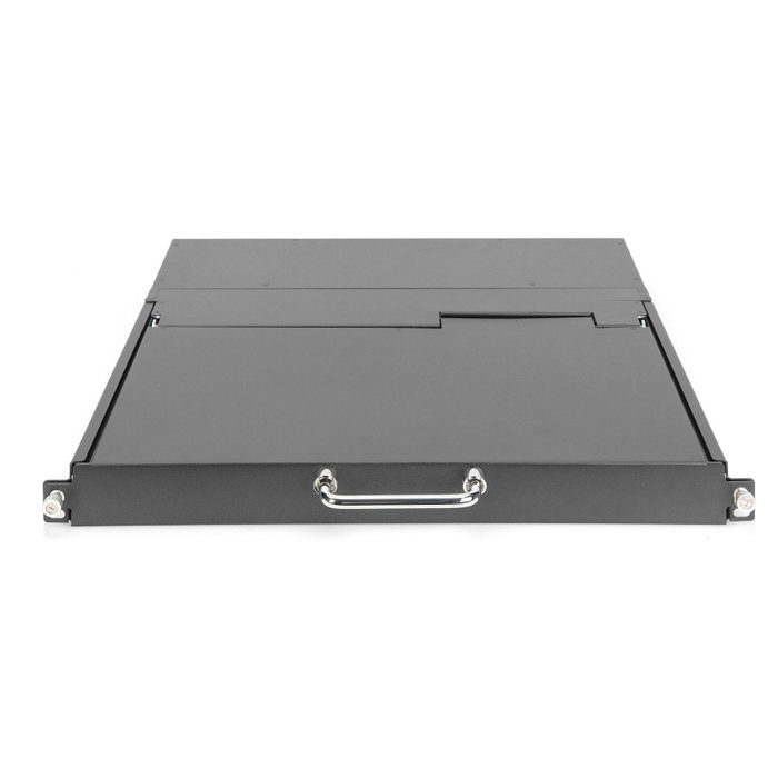 Consola kvm digitus modular hd lcd con 17" tft 8 puertos vga, conmutador kvm negro, distribuciÓn de teclado alemÁn, conmutador k