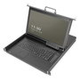 Consola kvm digitus modular hd lcd con 17" tft 8 puertos vga, conmutador kvm negro, distribuciÓn de teclado alemÁn, conmutador k