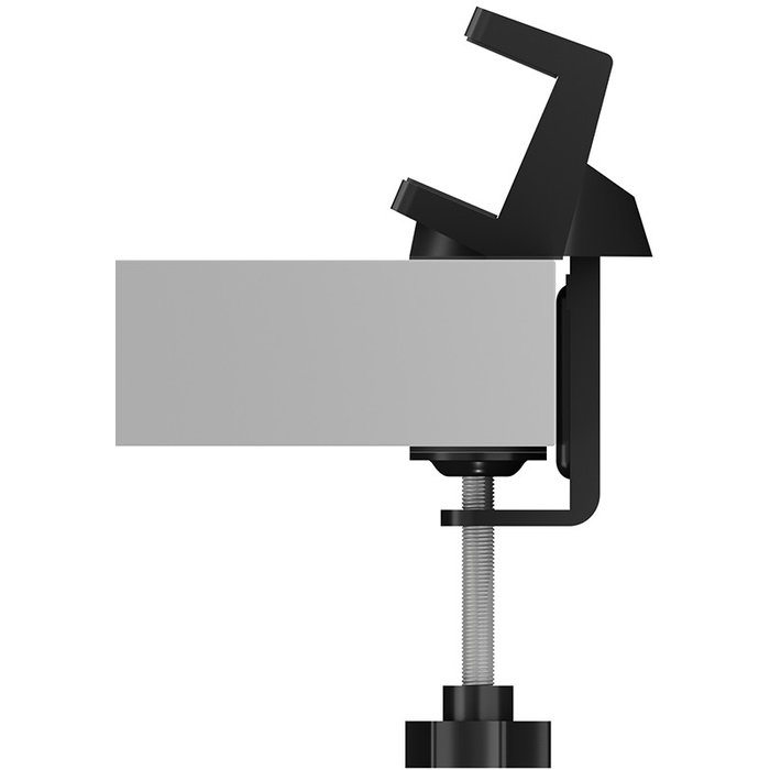 ICY BOX IB-MSA106-HH Soporte de escritorio para Hub USB y Regleta, Negro - Gestión de cables