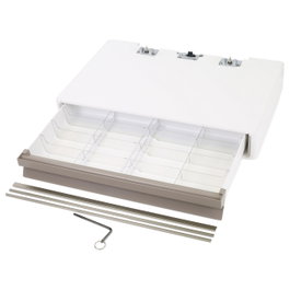 Ergotron CareFit Pro Single Drawer Gris, Blanco 98-487