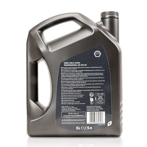 Shell Helix Ultra Professional AG 5W-30 Aceite Sintético Dexos2 5L Shell Helix Ultra Professional AG 5W-30 Aceite Sintético Dexos2 5L