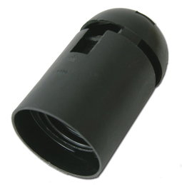 Portalámparas E-27 Negro Blister 15000-60506
