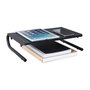 LogiLink Soporte para Monitor o Notebook en Plástico, Acero Inoxidable y Aluminio
