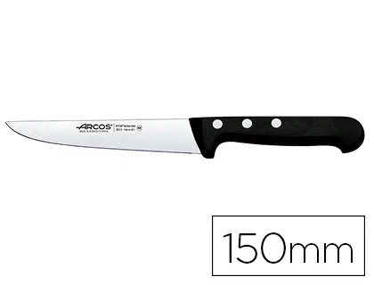 Arcos Cuchillo de Cocina Serie Universal 150 mm con Tecnología Bactiproof Silver