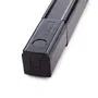Carril Trifásico Focos LED 1M Negro para Sistemas de Iluminación Multifuncional en Pared o Techo