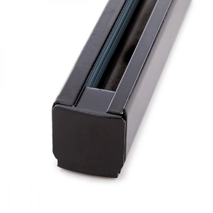 Carril Trifásico para Focos LED 1 Metro Negro - Perfil de Aluminio con 4 Conductores Eléctricos de Cobre Carril Trifásico para Focos LED 1 Metro Negro - Perfil de Aluminio con 4 Conductores Eléctricos de Cobre