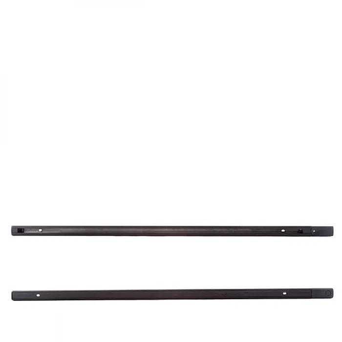 Carril Trifásico Focos LED 1M Negro para Sistemas de Iluminación Multifuncional en Pared o Techo