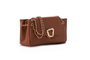 Vince Camuto Siena v2 Bolso de Hombro Color Tan en Cuero de Polivinilo Elegante y Versátil