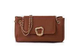 Vince Camuto Siena v2 Bolso de Hombro Color Tan en Cuero de Polivinilo Elegante y Versátil