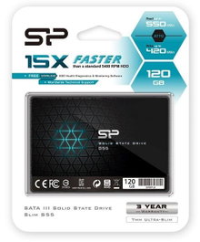 Silicon Power S55 120GB 2,5 pulg. SATAIII 3D NAND Negro