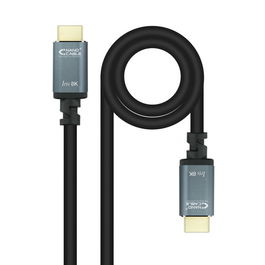 NANO CABLE 10.15.8010 Cable HDMI 2.1 8K 48Gbps 10m Negro