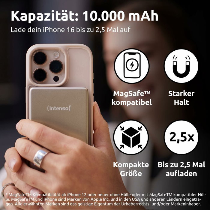 Intenso MW10000 MagSafe Champán 10000 mAh