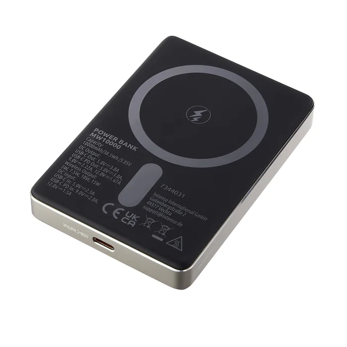 Intenso Powerbank MW10000 MagSafe 10000 mAh Champán Intenso Powerbank MW10000 MagSafe 10000 mAh Champán