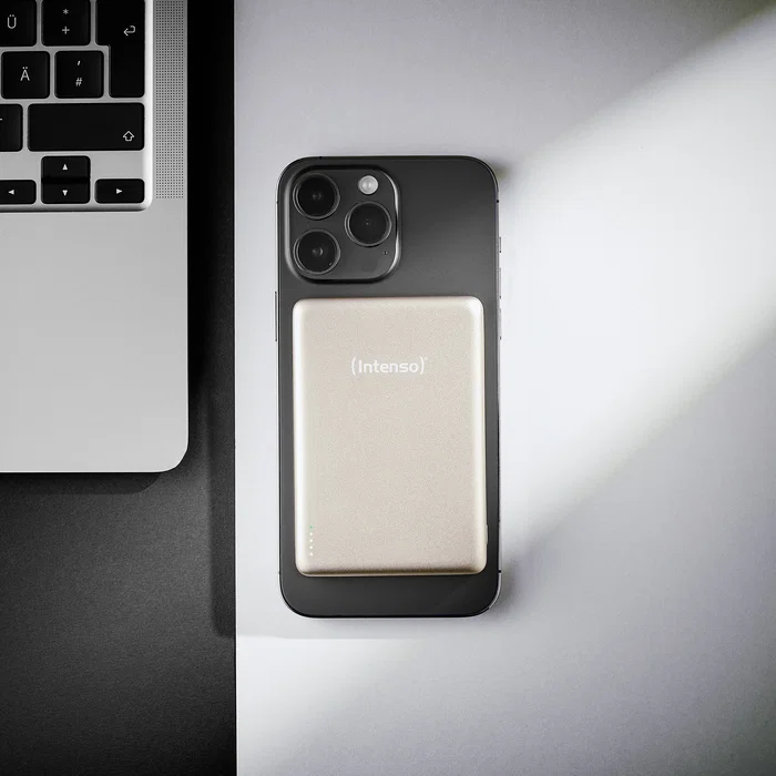 Intenso Powerbank MW10000 MagSafe 10000 mAh Champán Intenso Powerbank MW10000 MagSafe 10000 mAh Champán