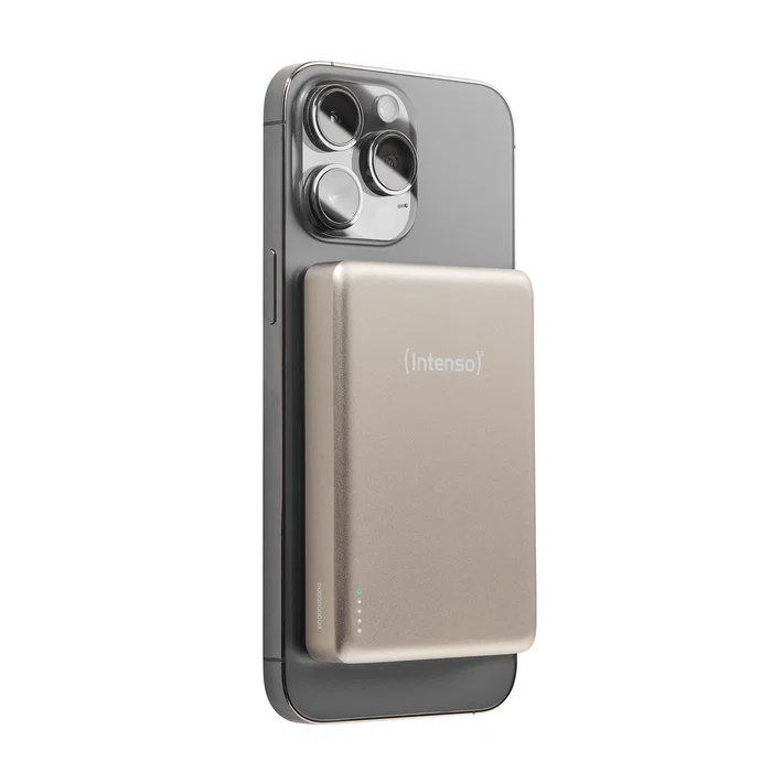 Intenso Powerbank MW10000 MagSafe 10000 mAh Champán Intenso Powerbank MW10000 MagSafe 10000 mAh Champán