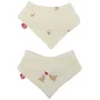 Domiva DOM1735259744703 Pack 2 Baberos Bandana Maternity Love Algodón Suave y Absorbente Broches Ajustables