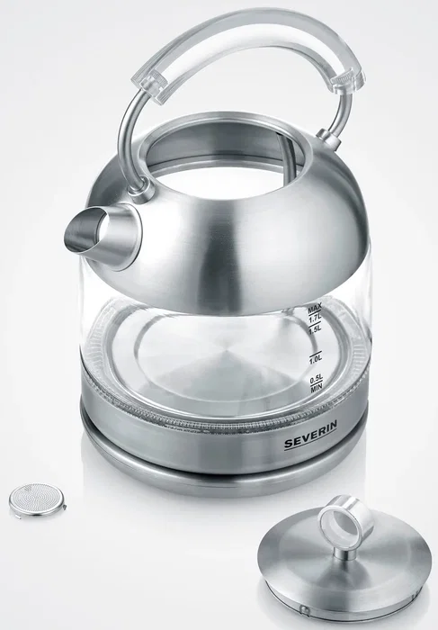 Severin WK3459 Hervidor de vidrio retro