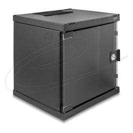 DeLOCK 43422 Armario de red 6U con puerta de vidrio negro