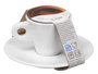 VESSIA Taza de café larga de porcelana blanca 90ml (Pack de 36)