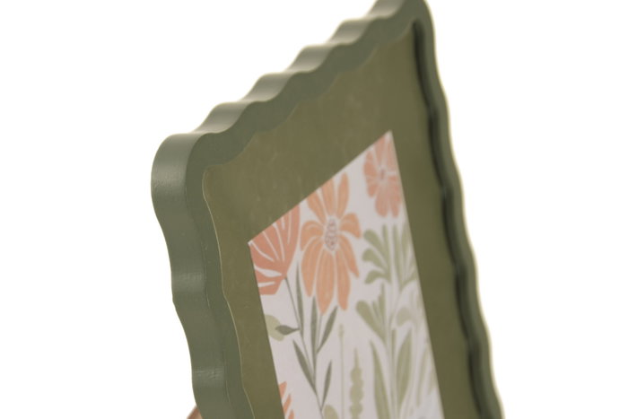 DKD Home Decor Marco de Fotos Bridgerton Verde 13x18 MDF (Pack de 4) lifetstyle