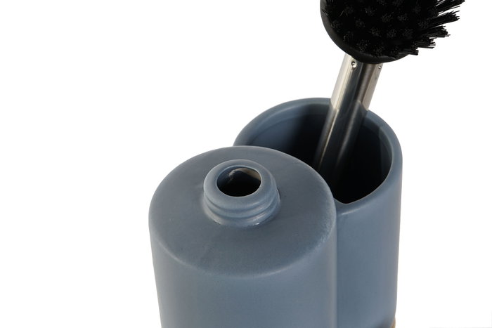 DKD Home Decor Dosificador Dolomite con Cepillo Surtido de 2 Piezas DKD Home Decor Dosificador Dolomite con Cepillo Surtido de 2 Piezas