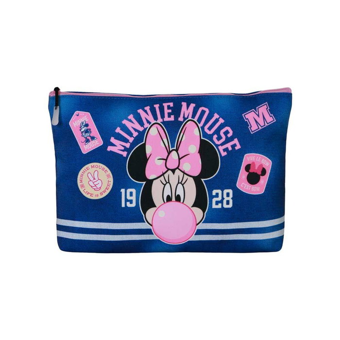 Karactermania Neceser Varsity Minnie Disney 22,5x30,5x2cm Bolso de Aseo con Cremallera