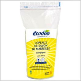 ECODOO Jabon Marsella Copos 1Kg Certificado EcoCert para Ropa Delicada y Bebé