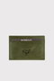 Zoozie Bags Tarjetero de Piel Auténtica Verde Vera Crazy - Diseño Compacto y Elegante