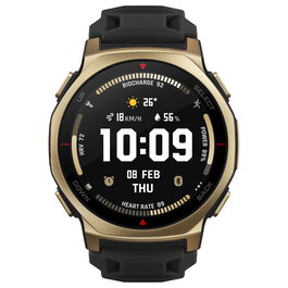 AMAZFIT T-Rex 3 Pro Smartwatch 44 mm Negro Dorado - GPS, 16 GB, Resistente al Agua 45 m, 1.32" Pantalla AMOLED, 640 mAh