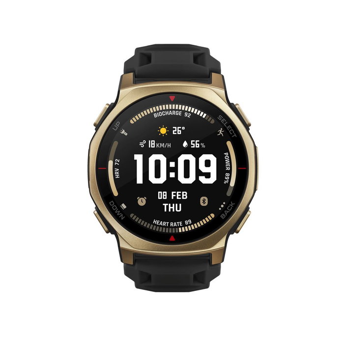 Amazfit T-rex 3 Pro, Pantalla AMOLED 1.32 pulg., Oro y Negro