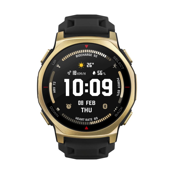 Amazfit T-rex 3 Pro, Pantalla AMOLED 1.32 pulg., Oro y Negro