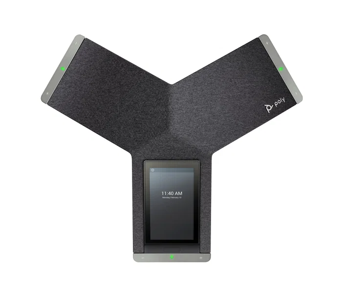 HP Poly Trio C60 Teléfono IP para Conferencias Microsoft Teams con Pantalla Táctil 5", PoE, Wi-Fi, Bluetooth 5.0, Negro