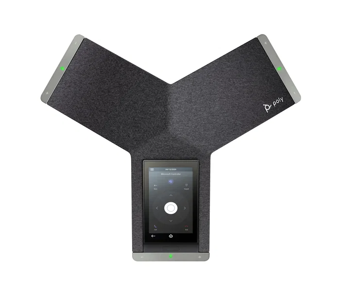 HP Poly Trio C60 Teléfono IP para Conferencias Microsoft Teams con Pantalla Táctil 5", PoE, Wi-Fi, Bluetooth 5.0, Negro