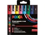 POSCA Estuche de 8 Rotuladores PC-5M Colores Básicos