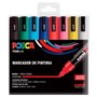 POSCA Estuche de 8 Rotuladores PC-5M Colores Básicos
