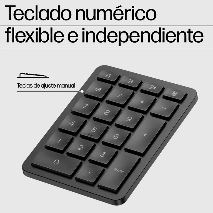 HP Teclado 965 Inalámbrico Ergonómico Negro