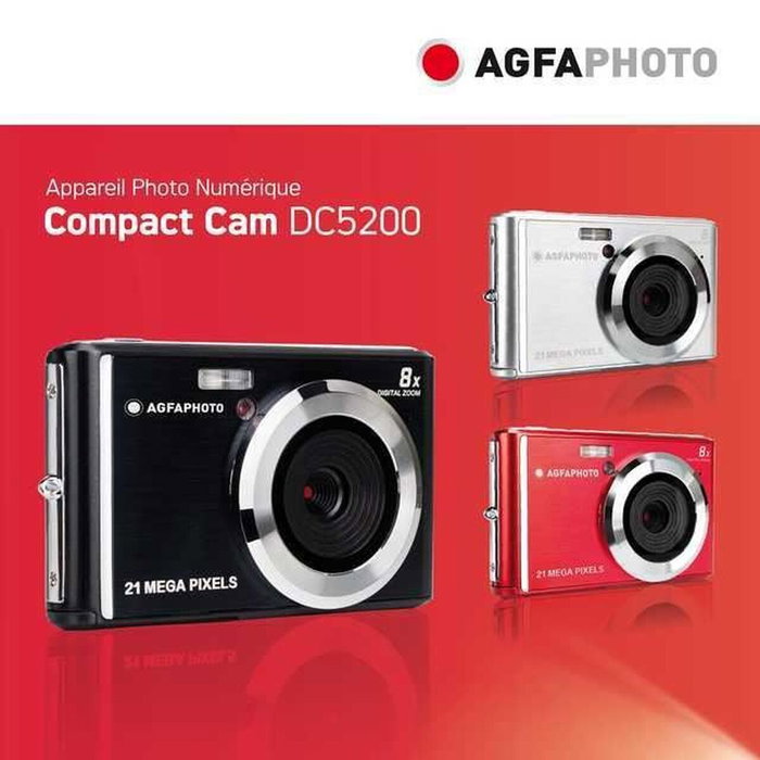 AgfaPhoto Realishot DC5200 Cámara Digital Compacta, 21 MP, Negro AgfaPhoto Realishot DC5200 Cámara Digital Compacta, 21 MP, Negro