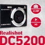 AgfaPhoto Realishot DC5200 Cámara Digital Compacta, 21 MP, Negro