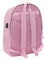 Safta Mochila Munich Basicos Portatil 15,6" + USB Rosa 31x44x18 cm