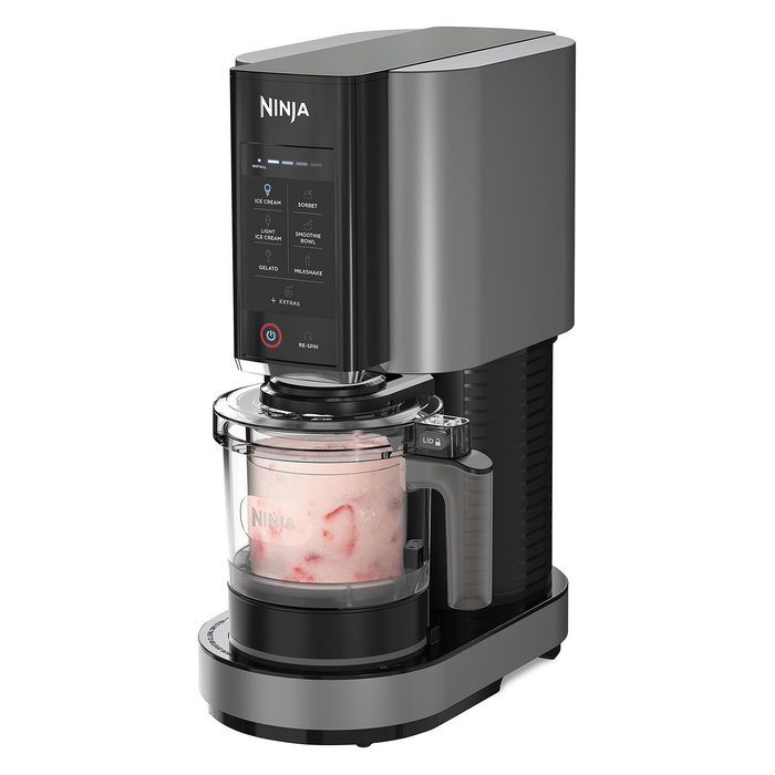 Ninja NC302EU Creami Heladera Eismaschine de Helado y Sorbete, 0.473 L, 2 Senos, Color Negro, 800 W
