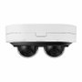 Hanwha Cámara IP dual multidireccional Wisenet P 2M AI 3.6mm (x2)