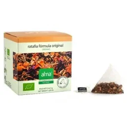ALMA HOME Ratafia Infusión, 15 Pirámides, Ecológico y Vegano