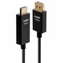 Lindy 40927 Adaptador de Vídeo DisplayPort a HDMI tipo A 3 m Negro