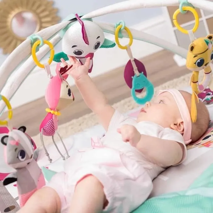 TINY LOVE Alfombra de Juego Musical Bebé Niña, Desde el Nacimiento, Colección Princesas, 88 x 78 cm