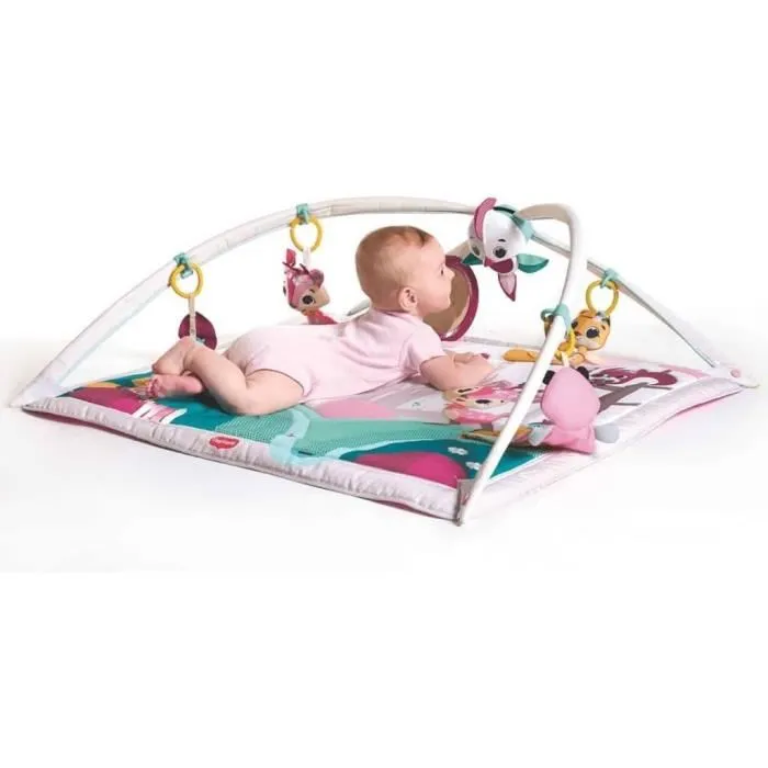TINY LOVE Alfombra de Juego Musical Bebé Niña, Desde el Nacimiento, Colección Princesas, 88 x 78 cm
