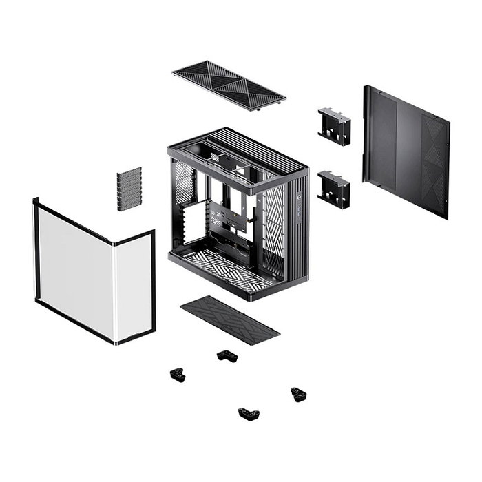Jonsbo TK-4 Midi-Tower ATX Vidrio Templado Negro