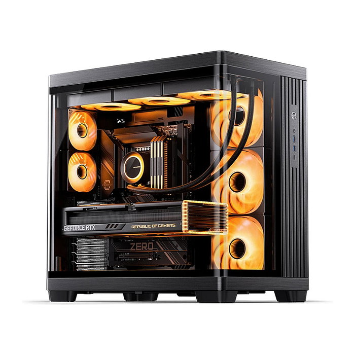 Jonsbo TK-4 Midi-Tower ATX Vidrio Templado Negro