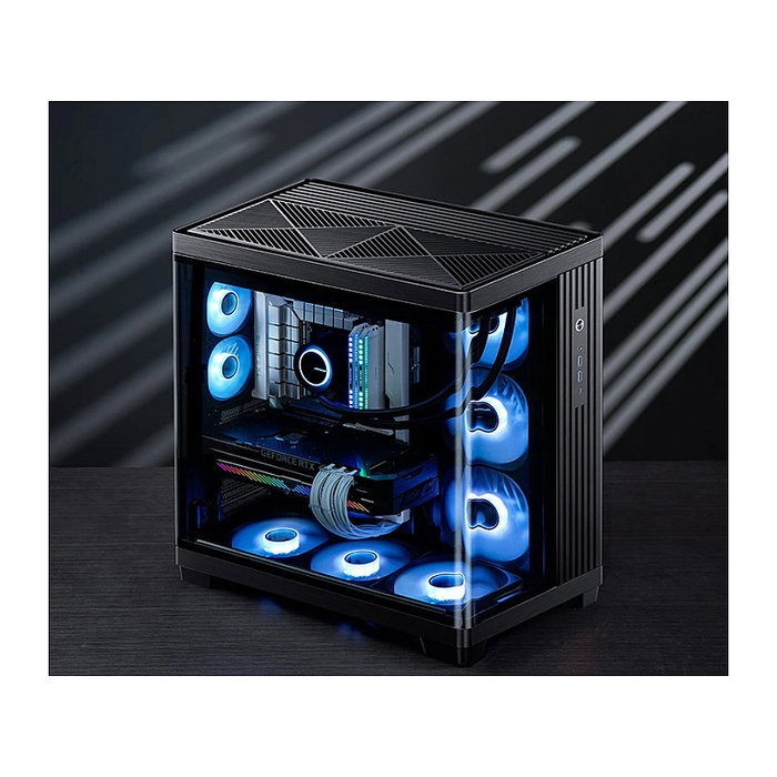Jonsbo TK-4 Midi-Tower ATX Vidrio Templado Negro
